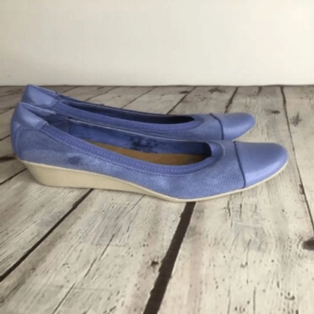 Laura Scott Womens 8 M Slip On‎ Ballet Flats Shoes Comfort & Style Purple